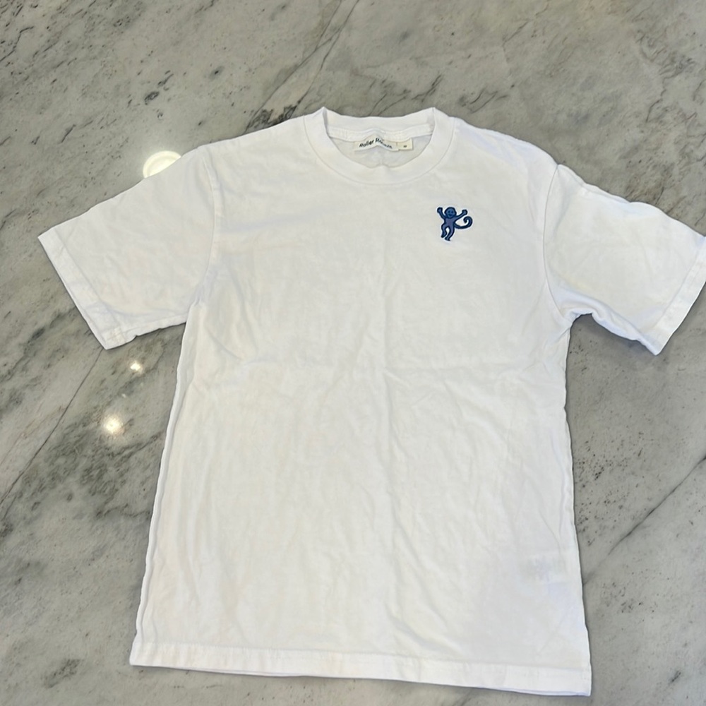 Roller Rabbit white t- shirt youth kids 10 blue monkey